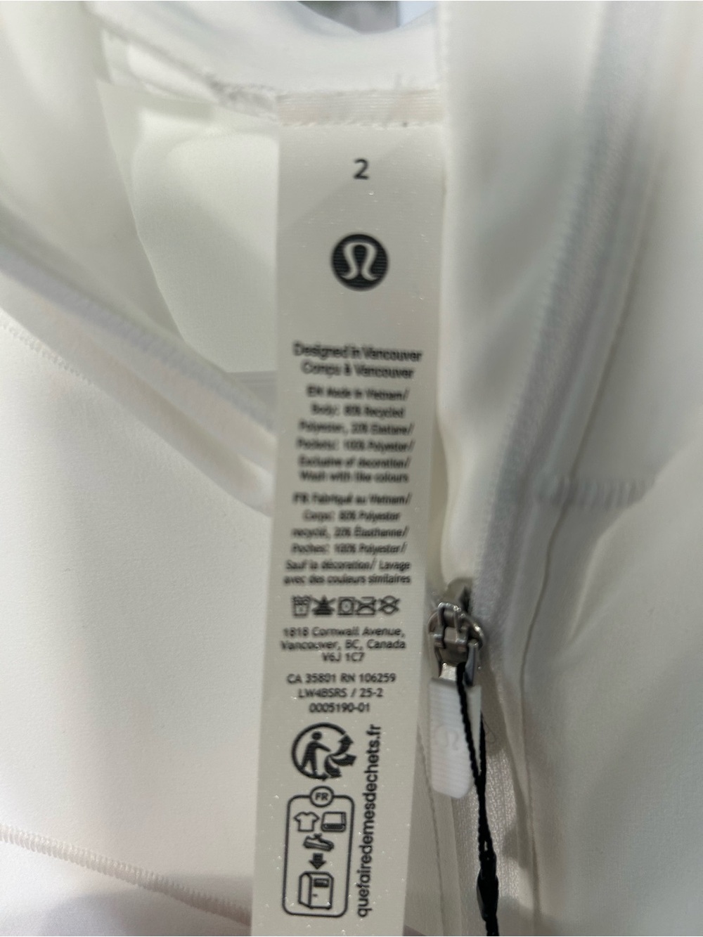 lululemon athletica Mist Over Windbreaker in white - Picture 5 of 6